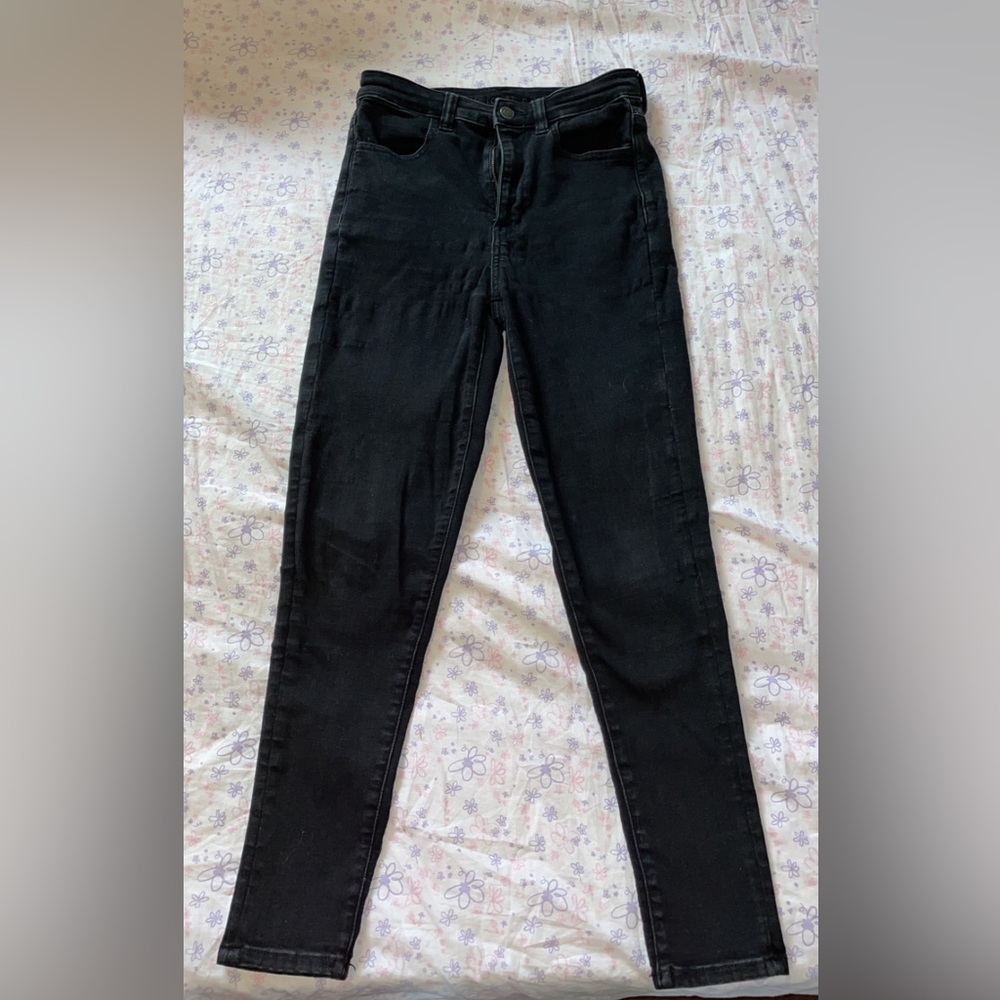 American Eagle black skinny jeans